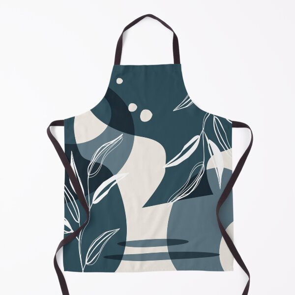Item preview, Abstract - Leaves and Vases in Teal and Aqua 4 designed and sold by simplydesignart.