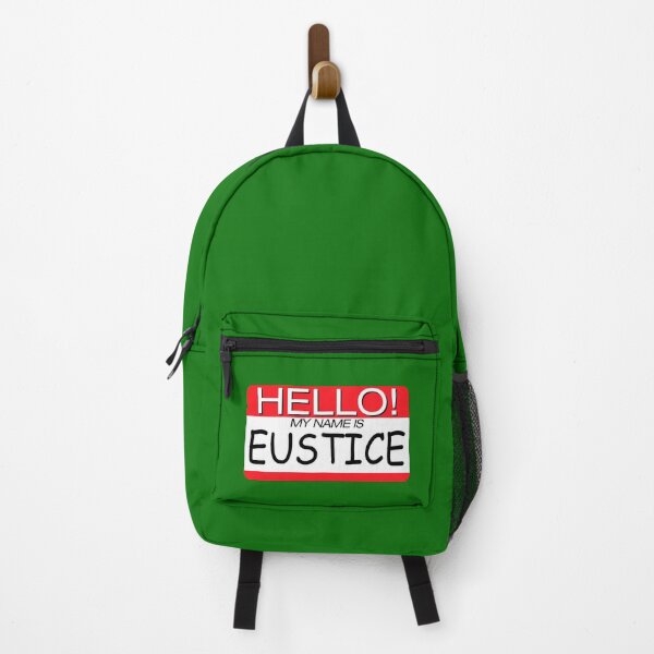 Item preview, "HELLO! MY NAME IS EUSTICE" NAME TAG designed and sold by WOOFANG.