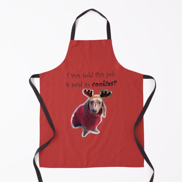 Item preview, Cute Working Reindeer Dog - black font designed and sold by HumerusHumor.
