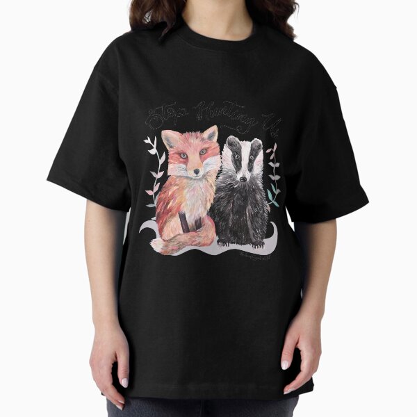 Artikel-Vorschau von  Dieses Design fordert die Menschen auf, die Jagd auf diese entzückenden Waldfreunde zu beenden., designt und verkauft von hearteyedartist.