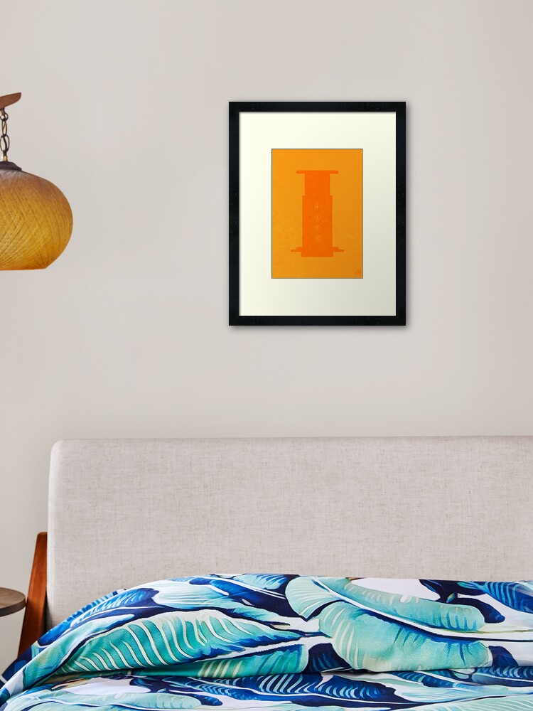 Thumbnail 1 of 7, Framed Art Print, The Brew Series: AEROPRESS designed and sold by oskardahlbom.