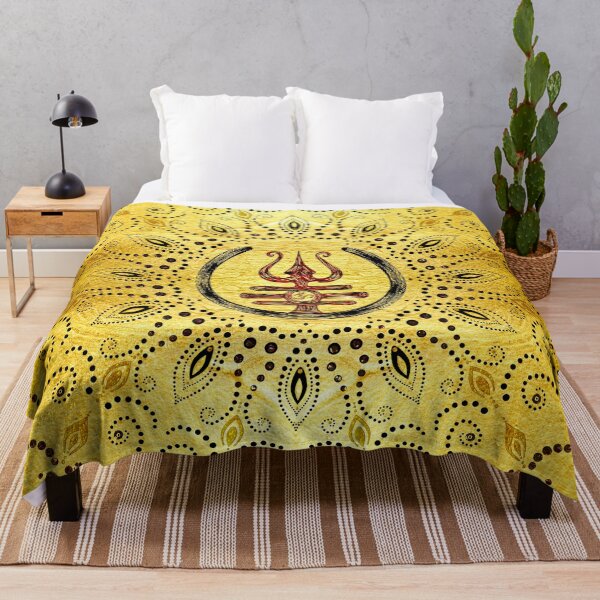 Item preview, Shiva symbol trident om mantra Buddhism Mandala designed and sold by nitty-gritty.