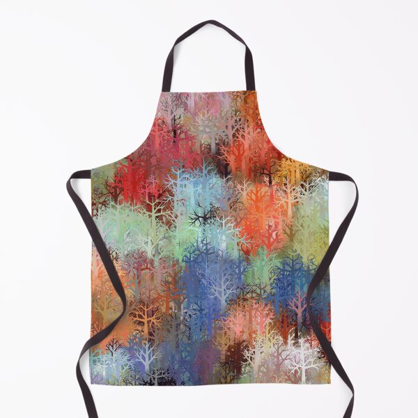Item preview, Colorful trees forest designed and sold by Red Witch Art.