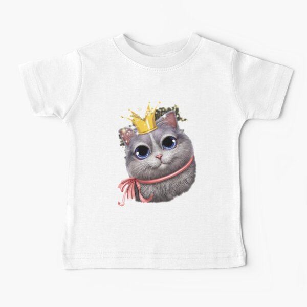 Adorable cat 3d Baby T-Shirt