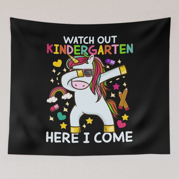 Item preview, Watch Out Kindergarten Here I Come - Dabbing Unicorn Gift designed and sold by biNutz.