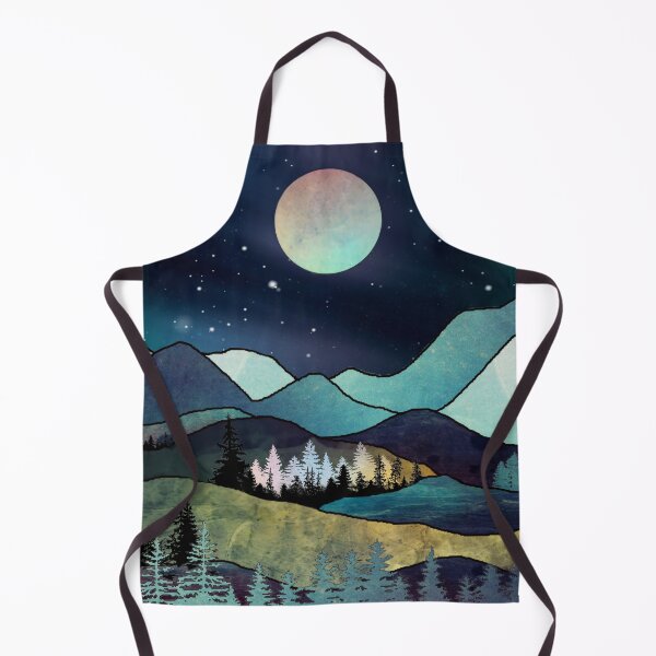 Item preview, Starry night in the mountains designed and sold by Red Witch Art.
