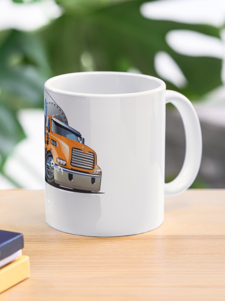 Cement Truck Mixer Cartoon - Cement Truck - Mug