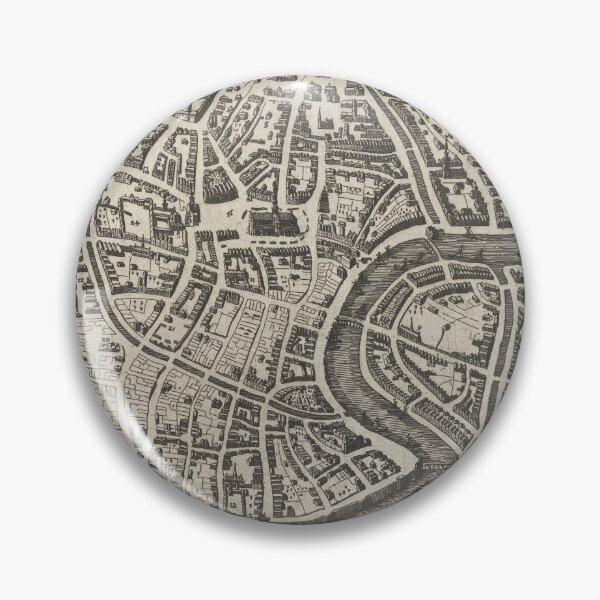 Item preview, Vintage Haarlem Netherlands Map (1578) designed and sold by BravuraMedia.