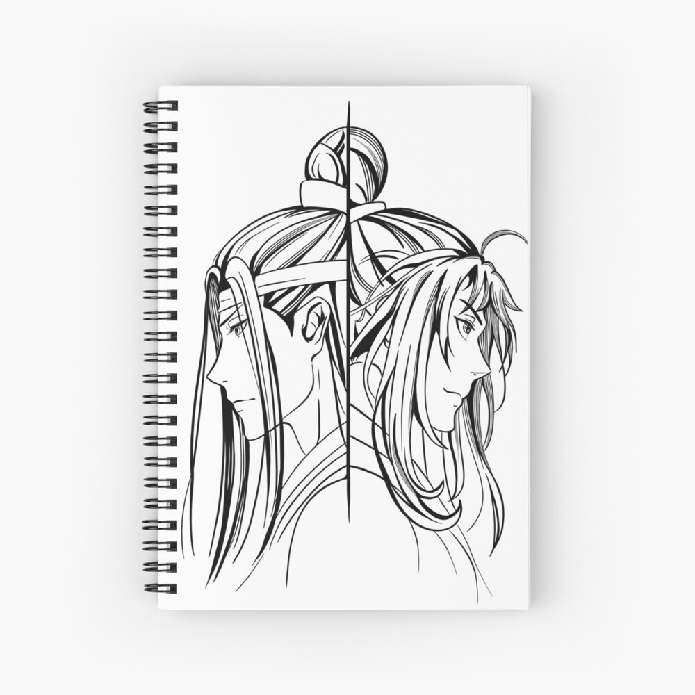 mo dao zu shi Q couple chibi | Spiral Notebook