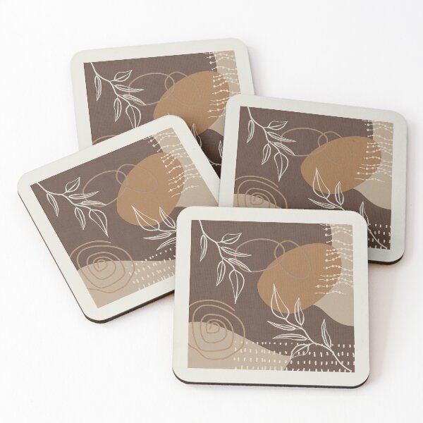 Item preview, Abstract - Neutral Meeting Point 3 in Brown designed and sold by simplydesignart.