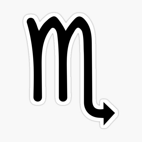 Scorpio Astrology Zodiac Star Sign Sticker