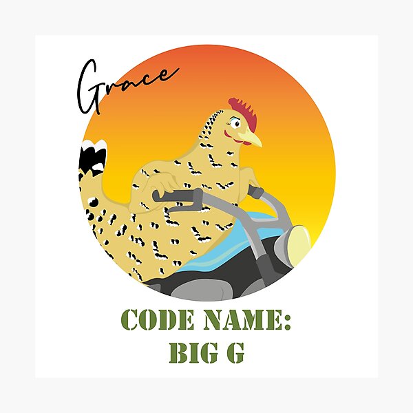 Grace - Code Name: Big G Photographic Print