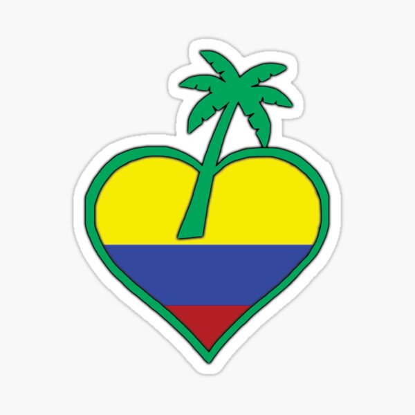 TropicalLove Colombia Sticker