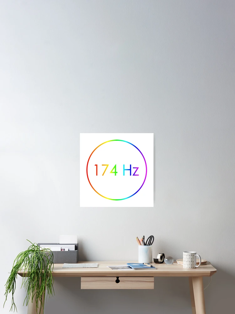 Thumbnail 2 of 3, Poster, 174 Hz designed and sold by InfinitePathArt.