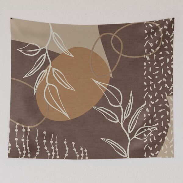 Item preview, Abstract - Neutral Meeting Point 2 in Brown designed and sold by simplydesignart.