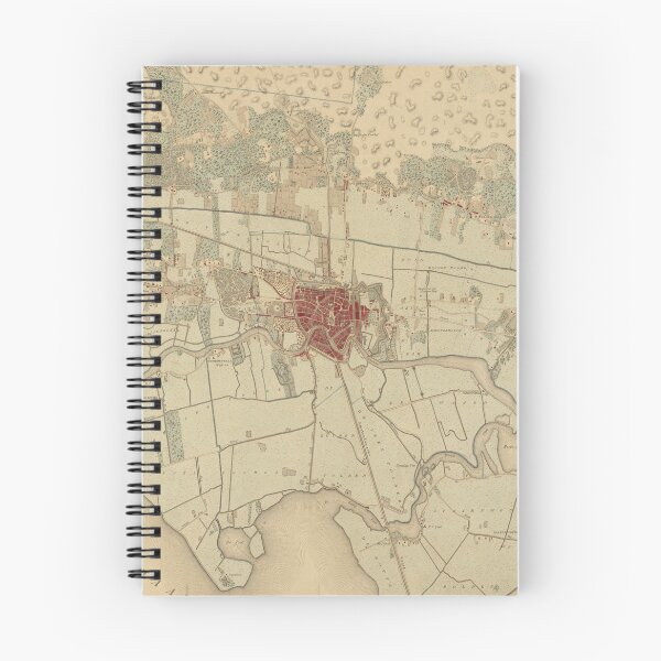 Item preview, Vintage Haarlem Netherlands Environs Map (1836) designed and sold by BravuraMedia.