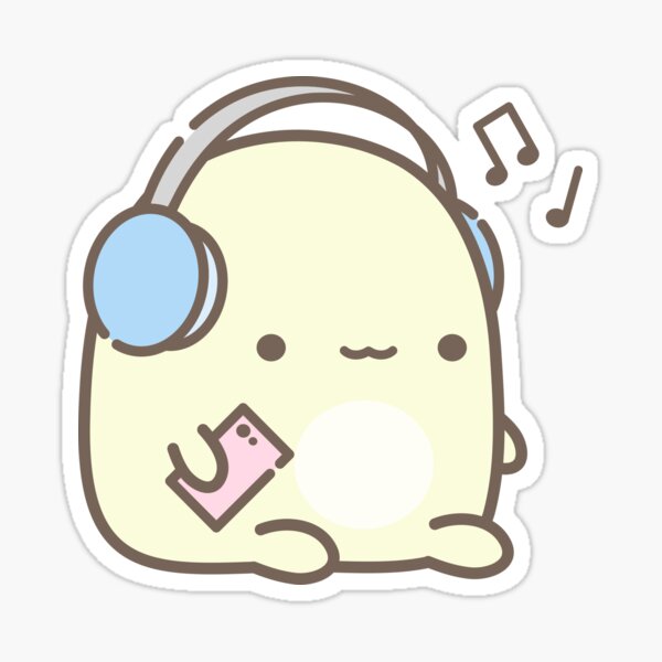 Little Blobs: Headphone Bops Sticker