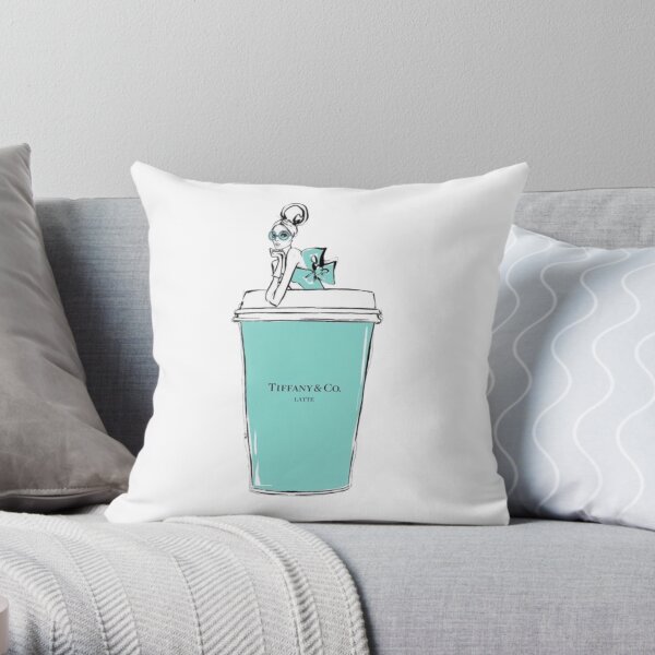 Tiffany & Co Latte Throw Pillow