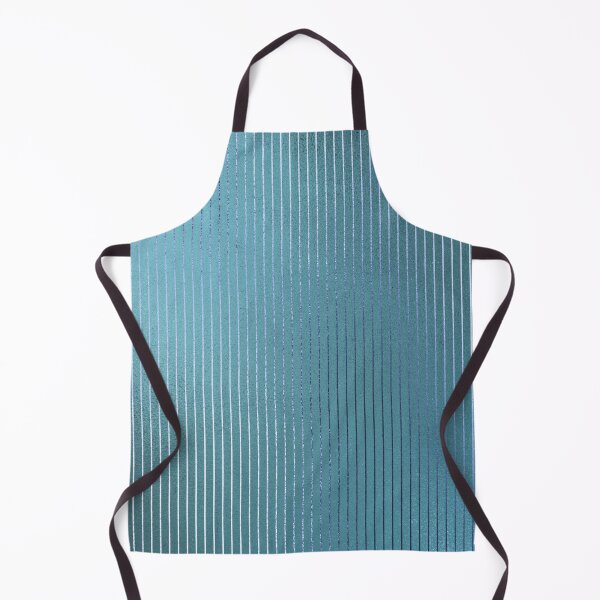 Item preview, Minimalist Vertical Line Pattern in Iridescent Blue 32 designed and sold by simplydesignart.