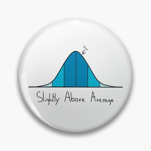 Item preview, Slightly Above Average Bell Curve designed and sold by GammaGirl-X.