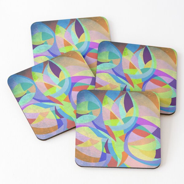 Item preview, 70's Grunge Retro warm Pattern - Blue, Orange, Green designed and sold by MoClan-Graphics.