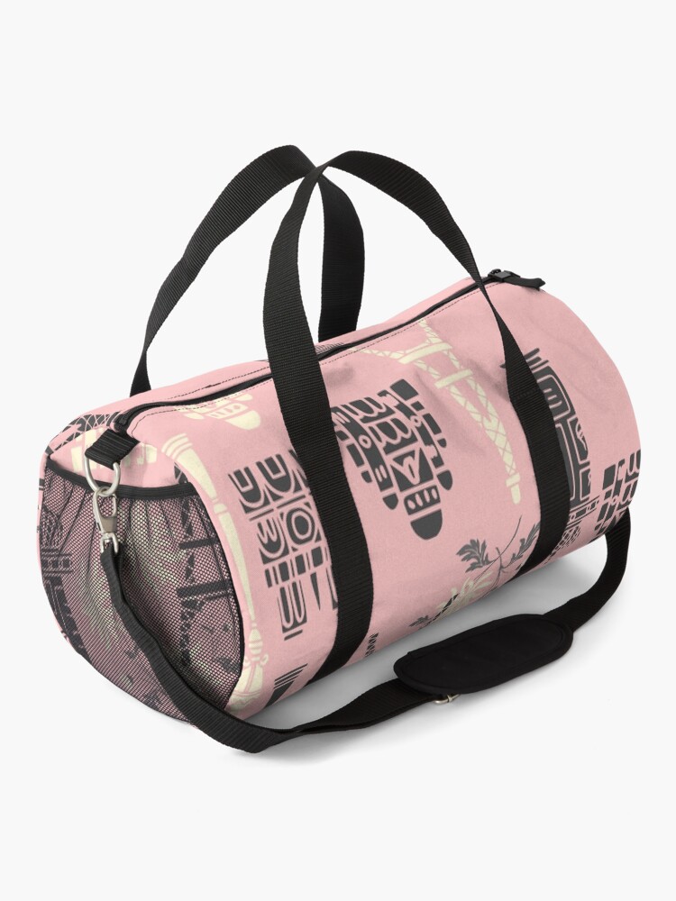 Alternate view of Cute Paris Print Duffle Bag