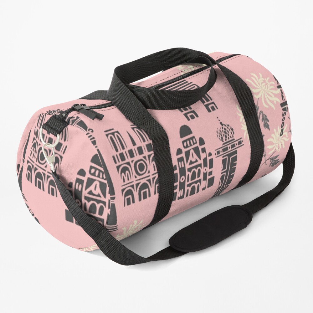 Cute Paris Print Duffle Bag