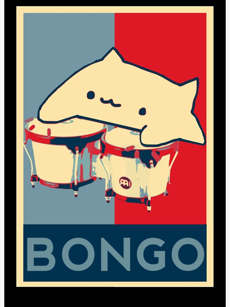 Bongo Cat For President Hope Poster Bongo Cat For President Hope Poster