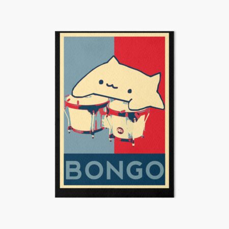 Bongo Cat For President Hope Poster Bongo Cat For President Hope Poster