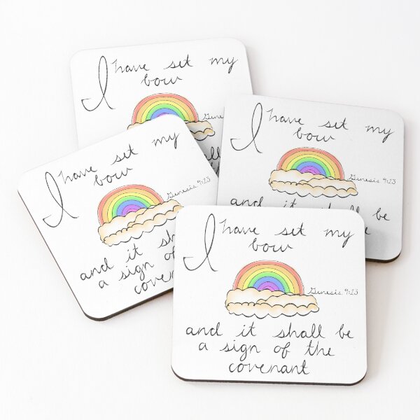 Item preview, Genesis 9:13 covenant of the rainbow designed and sold by Mustard-Seeds.