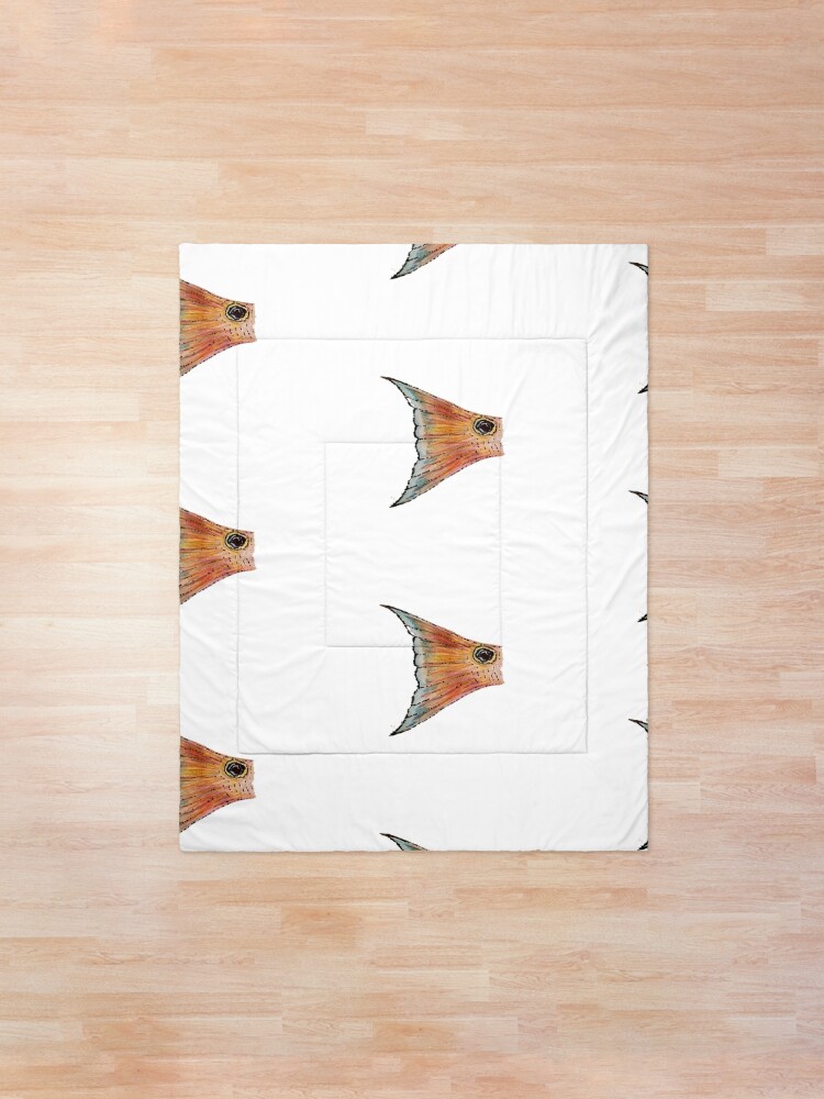 Alternate view of THE REDFISH TAIL Comforter