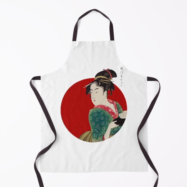 Item preview, Japanese Flag - Woman Serving in a Teahouse designed and sold by weavernap.