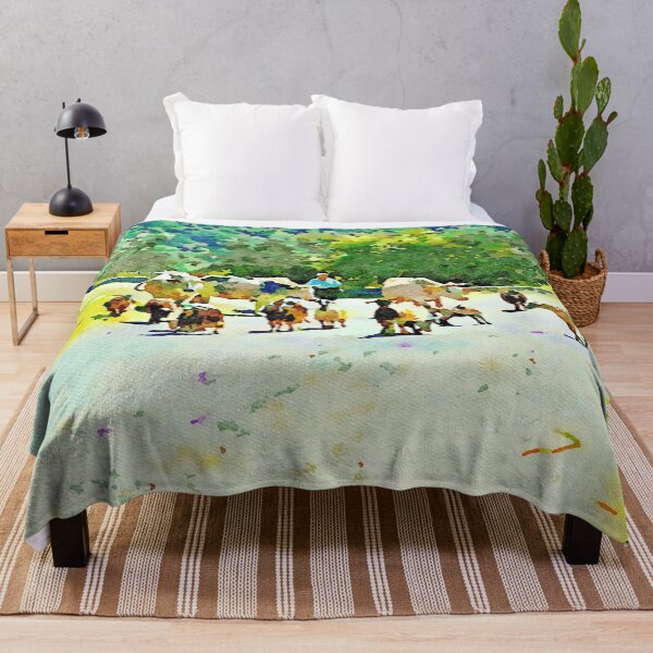 Item preview, Shepherd with cows and goats on the road designed and sold by Giuseppe Cocco.