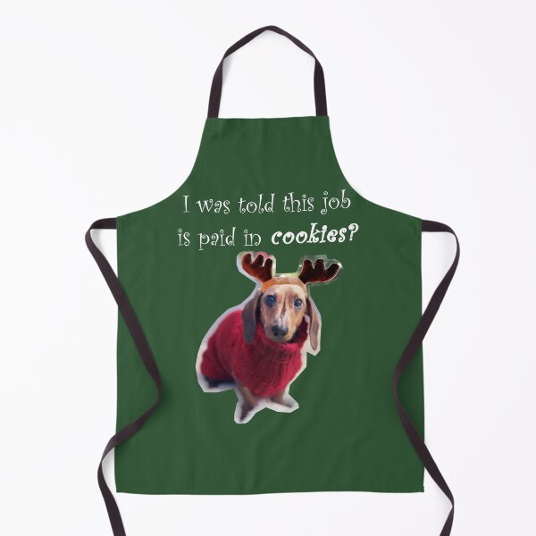 Item preview, Cute Working Reindeer Dog - white font designed and sold by HumerusHumor.