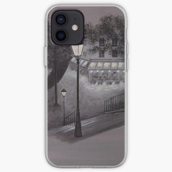 Cafe With the Luxurious Cat iPhone Soft Case