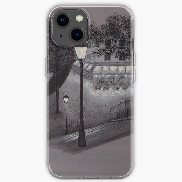 Cafe With the Luxurious Cat iPhone Soft Case