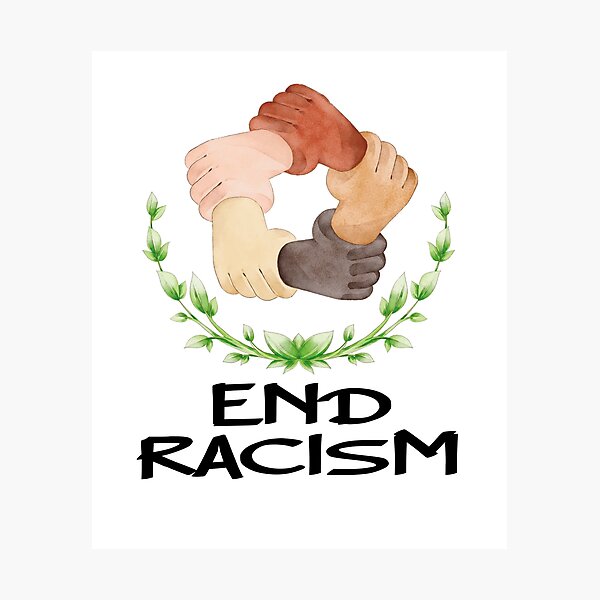 Item preview, end racism  designed and sold by abdilahe60.