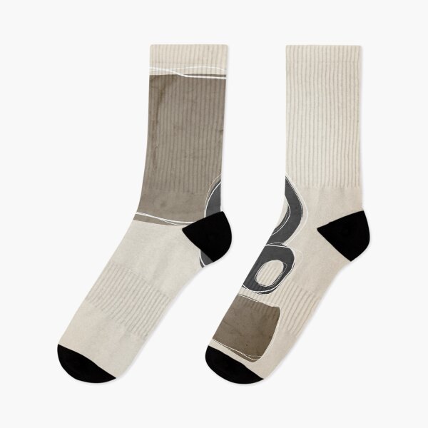 Item preview, Retro Abstract Design in Charcoal Grey and Taupe designed and sold by simplydesignart.