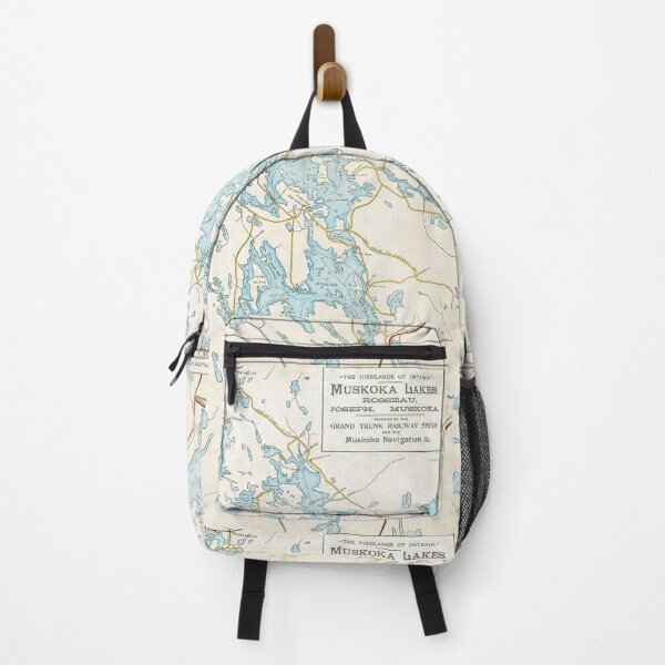 Item preview, Vintage Muskoka Lakes Map designed and sold by Gin  Neko.