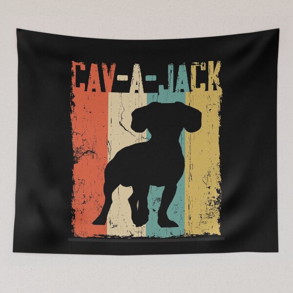 Item preview, cav-a-jack Vintage Retro Classis Dog Lover Gift designed and sold by rafaeltto.