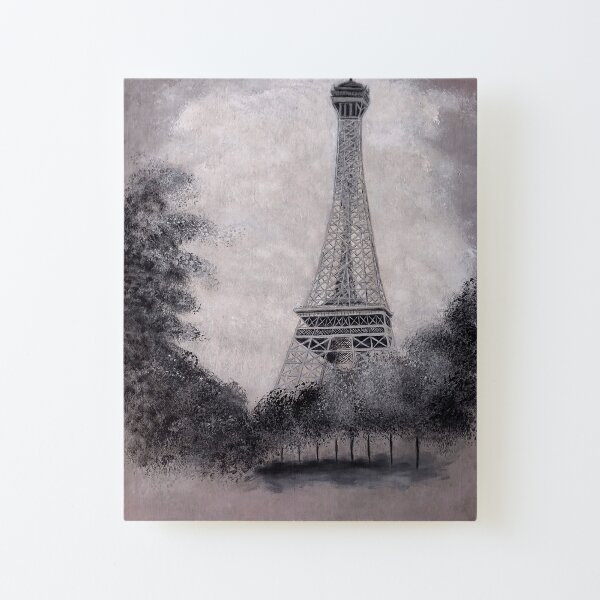 Eiffel Tower Canvas Mounted Print