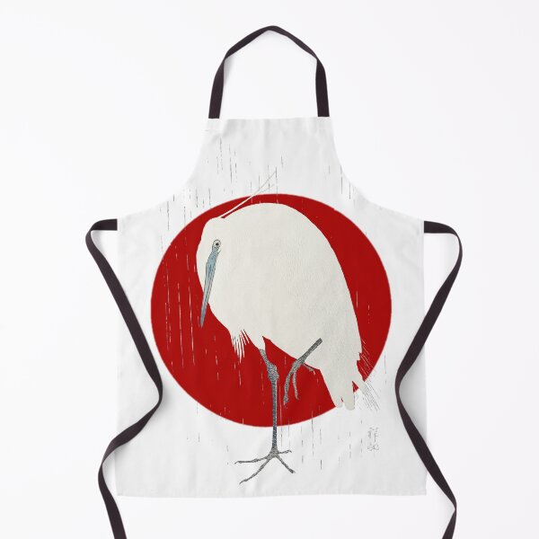 Item preview, Japanese Flag - Egret in the Rain designed and sold by weavernap.