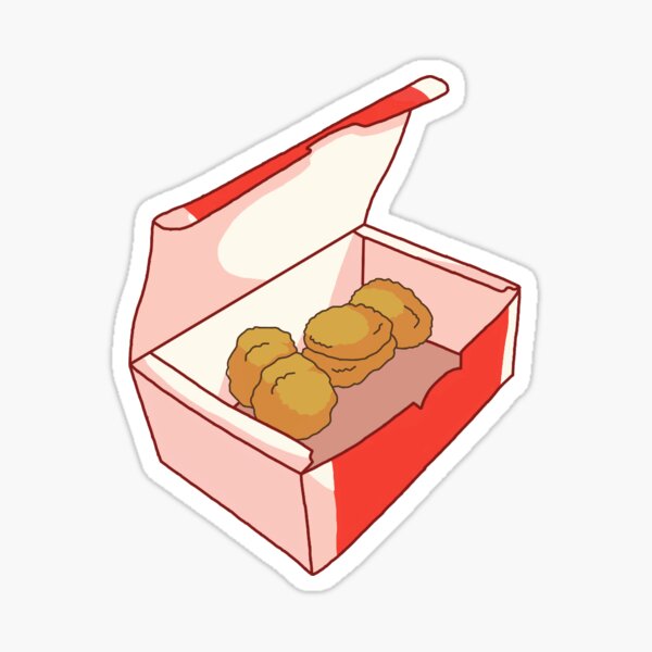Vista previa del artículo con la obra «Nuggets de pollo», diseñado y vendido por mayafoleyy.