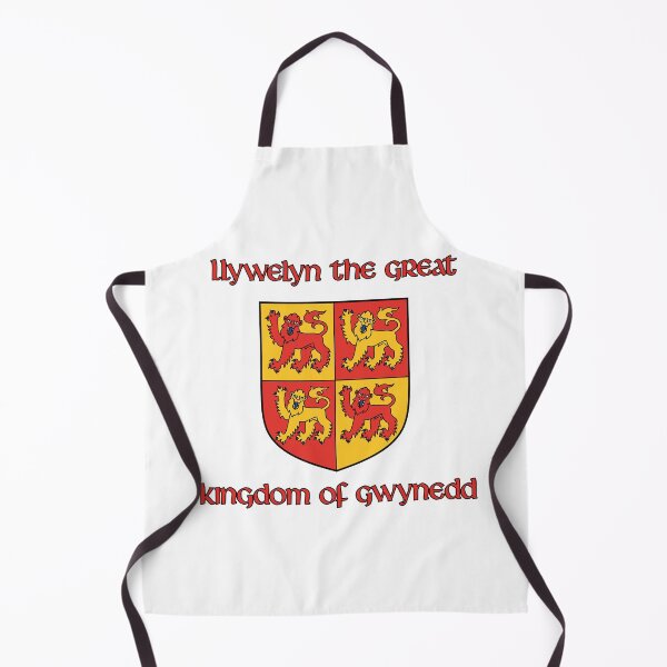 Artikelvorschau, Wappen von Llywelyn dem Großen [Name, Königreich Gwynedd + Wappenschild] entworfen und verkauft von jorellaf.