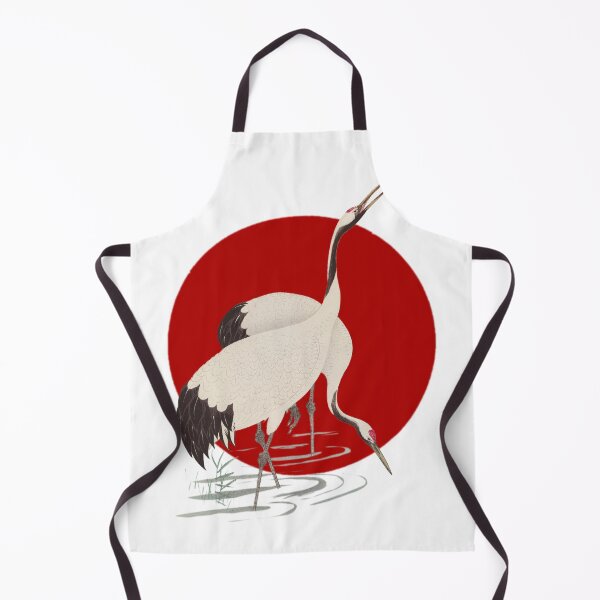 Item preview, Japanese Flag - Two Cranes designed and sold by weavernap.