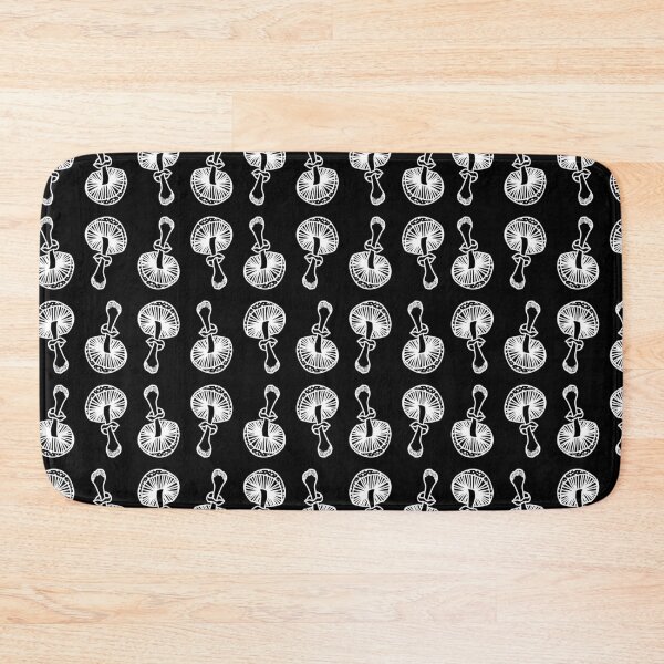 Item preview, White Mushroom Pattern designed and sold by intothevoiddd.