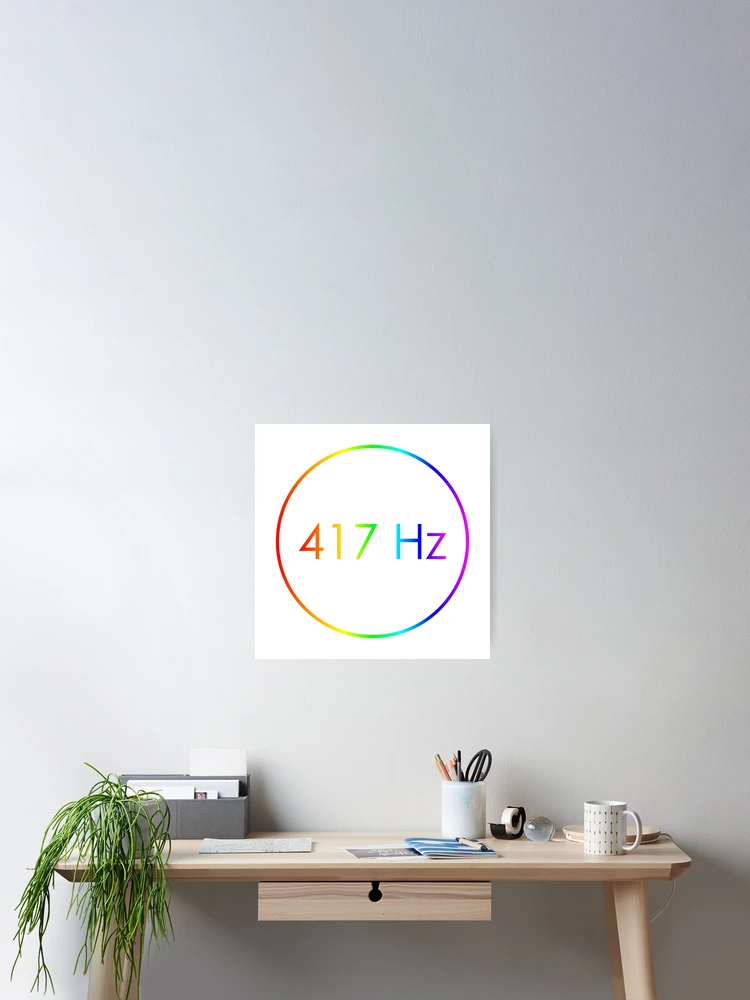 Thumbnail 2 of 3, Poster, 417 Hz designed and sold by InfinitePathArt.
