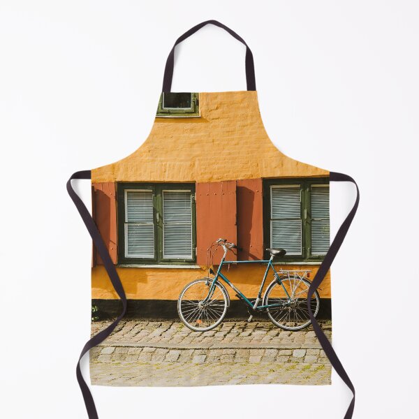 Item preview, Copenhagen Orange Building Blue Bike designed and sold by Rebecca Li.