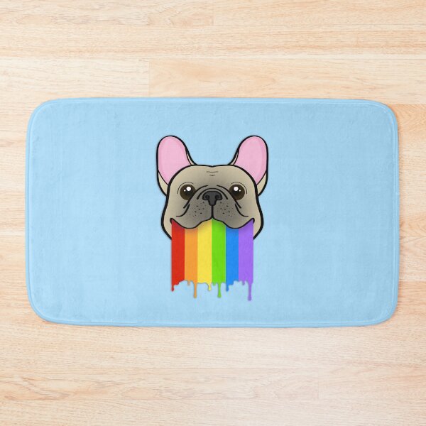 Item preview, Rainbow Barf French Bulldog designed and sold by potatoegoat.