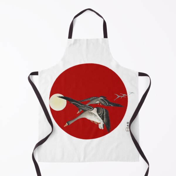 Item preview, Japanese Flag - Wild Geese Flying at Full Moon designed and sold by weavernap.